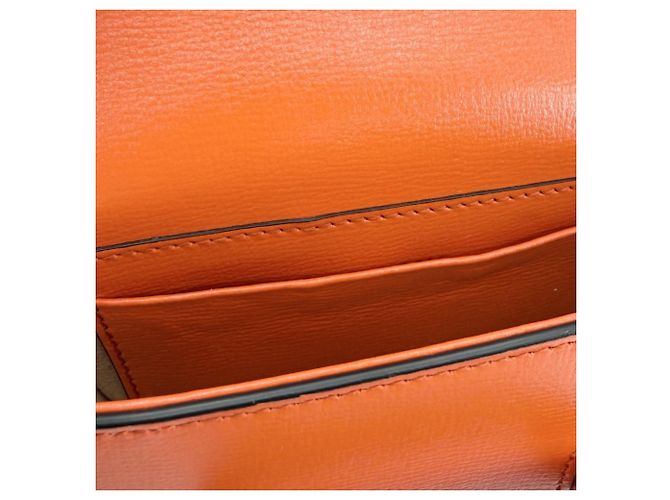 Borsa a tracolla Mini Horsebit 1955 da donna Gucci Arancione - vista 8