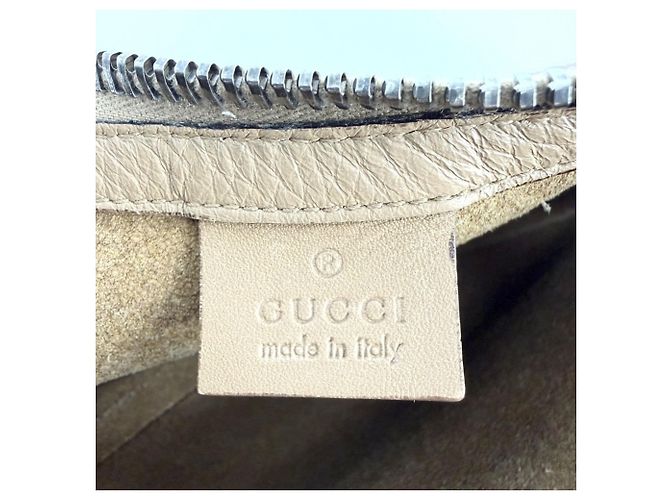 Borsa a mano Gucci Marrone GG Supreme in pelle - vista 4