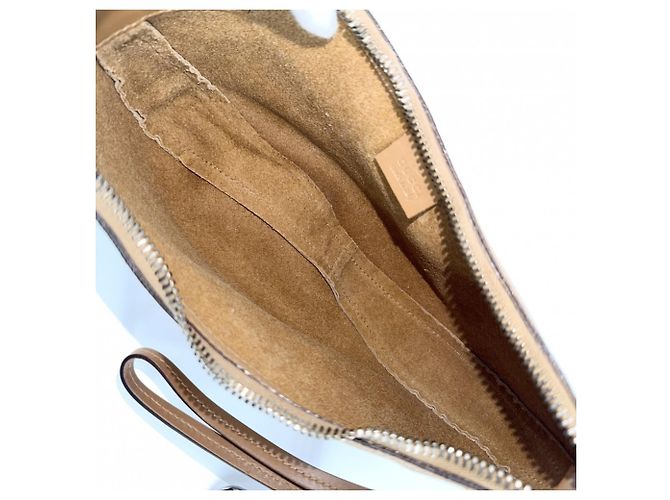 Borsa a mano Gucci Marrone GG Supreme in pelle - vista 5