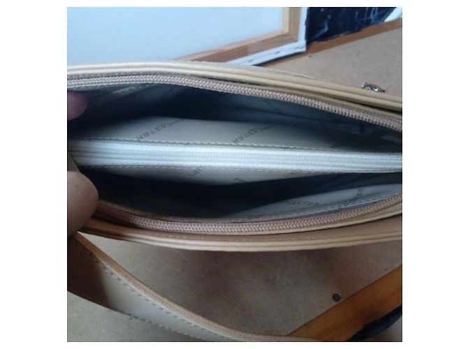 Autre Marque Lancaster Paris Borsa a tracolla in pelle Beige - vista 10