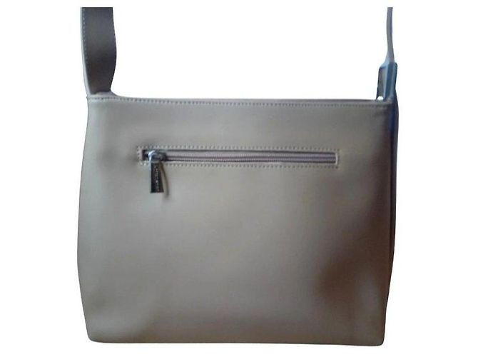 Autre Marque Lancaster Paris Borsa a tracolla in pelle Beige - vista 6