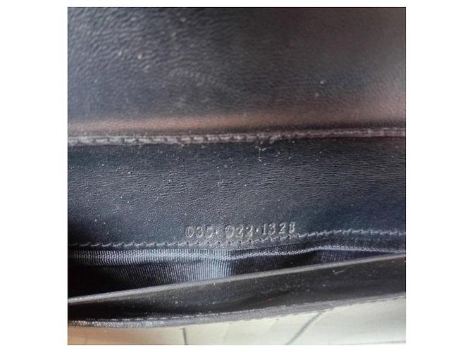 Cartera Gucci GG Supreme Monogram Negro Beige - vista 6