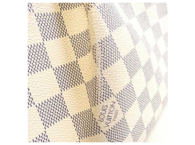 Borsa a Spalla Louis Vuitton Damier Azur Siracusa PM Blu - vista 4