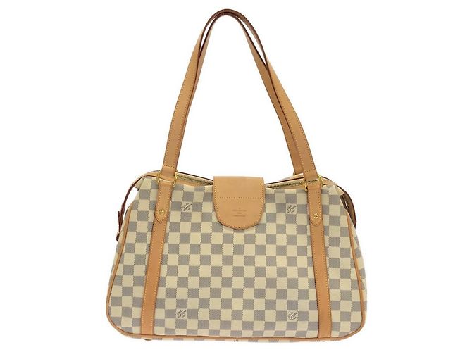 Borsa a Spalla Louis Vuitton Damier Azur Streza PM Blu - vista 2