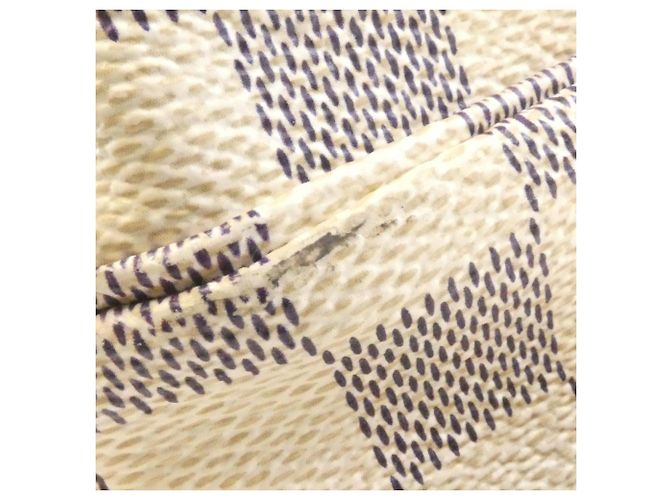 Borsa a tracolla Louis Vuitton Damier Azur Naviglio Blu - vista 4