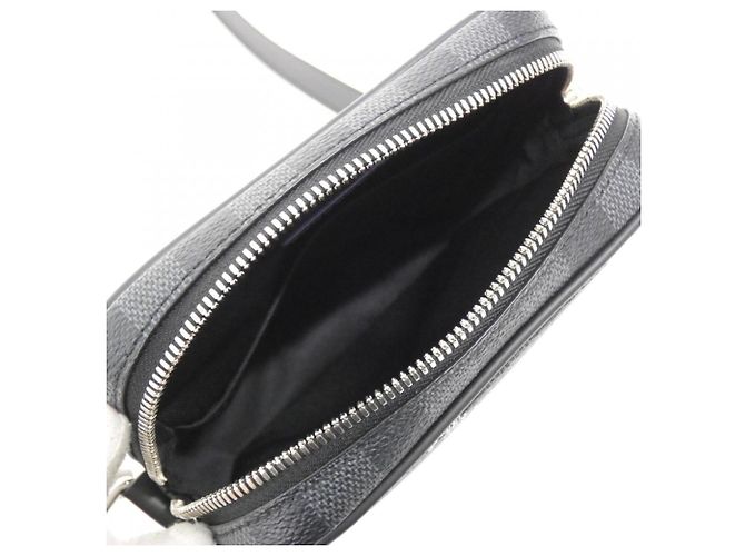 Borsa a tracolla Louis Vuitton Damier Graphite Map Danube Damier ebene - vista 6