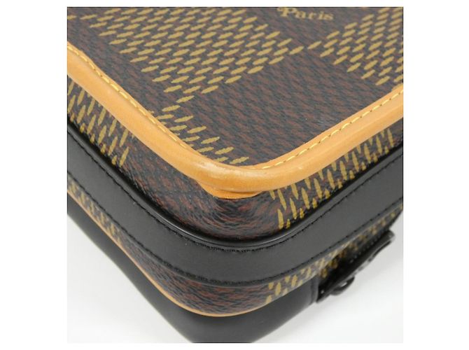 Borsa Messenger Louis Vuitton Damier Giant Amazon Damier ebene - vista 3