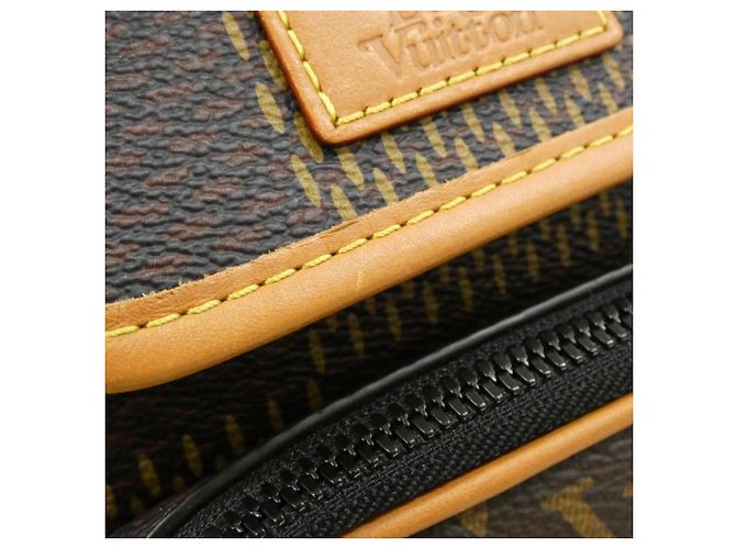 Borsa Messenger Louis Vuitton Damier Giant Amazon Damier ebene - vista 4