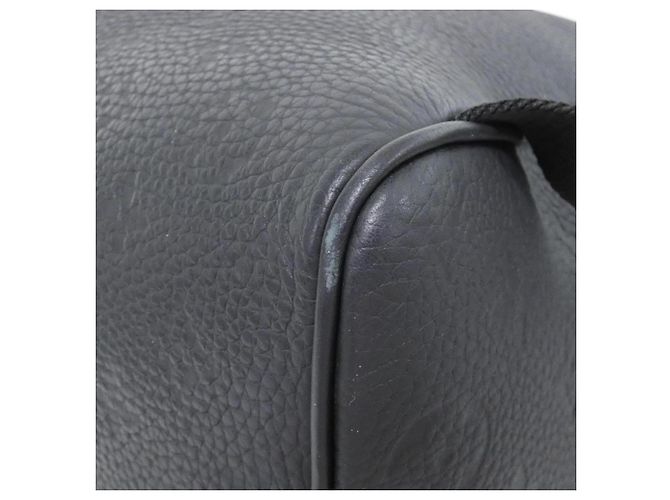 Zaino Louis Vuitton Taurillon Monogram Montsouris Nero - vista 3