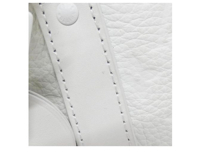 Borsa Boston Louis Vuitton Taurillon Monogram Keepall Bandoulière Bianco - vista 3