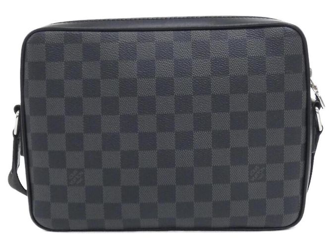 Borsa a tracolla Louis Vuitton Damier Graphite Trocadero Messenger PM N40087 Damier ebene - vista 2