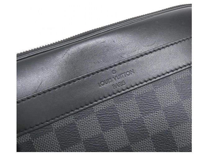 Borsa a tracolla Louis Vuitton Damier Graphite Trocadero Messenger PM N40087 Damier ebene - vista 4