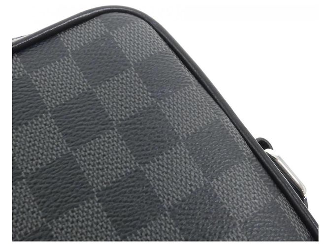 Borsa a tracolla Louis Vuitton Damier Graphite Trocadero Messenger PM N40087 Damier ebene - vista 5