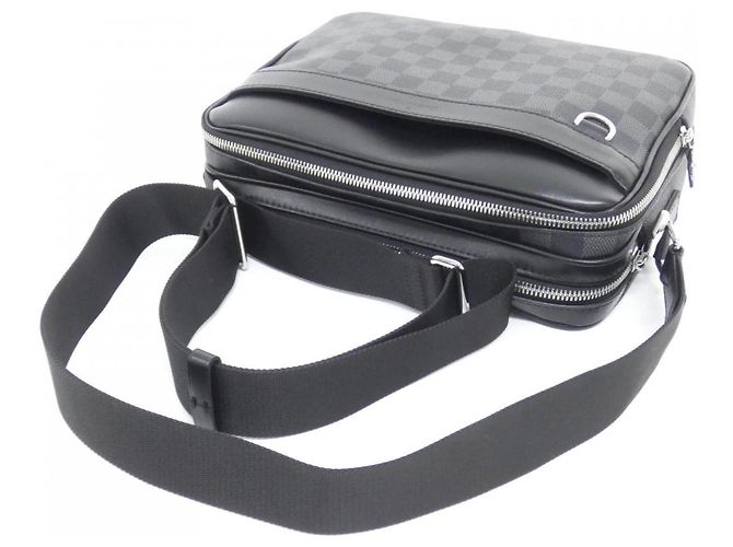 Borsa a tracolla Louis Vuitton Damier Graphite Trocadero Messenger PM N40087 Damier ebene - vista 6