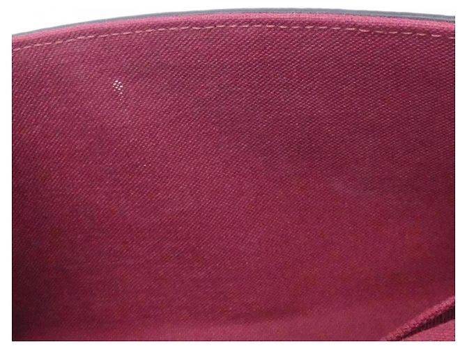 Pochette Félicie Louis Vuitton Pochette Felicie en cuir Monogram Empreinte bicolore Noir Beige - vue 6