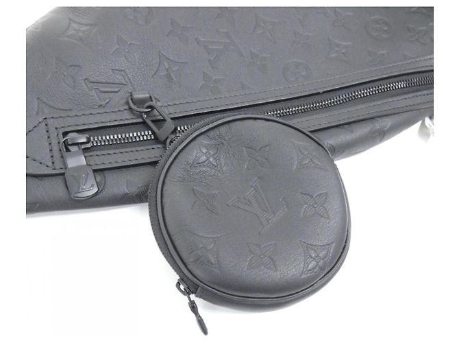 Borsa a tracolla Louis Vuitton Monogram Shadow Duo Sling Bag Nero - vista 7