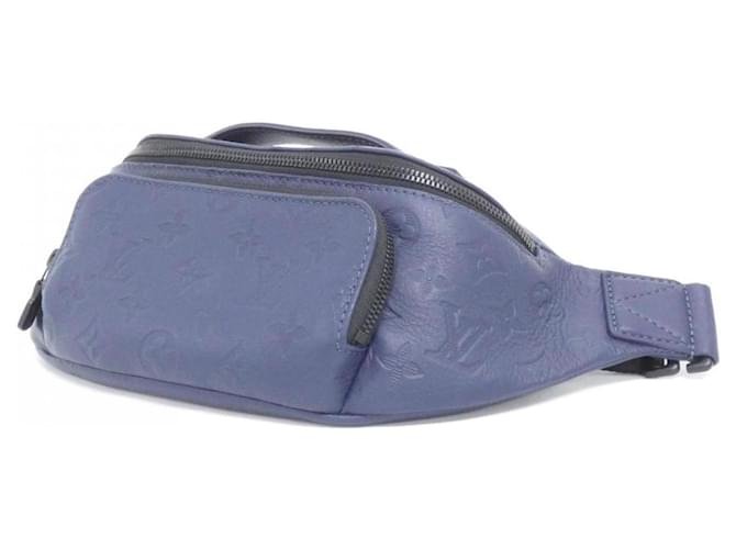 Bumbag Borsa a tracolla Rush Monogram Shadow Louis Vuitton Blu Blu navy - vista 3