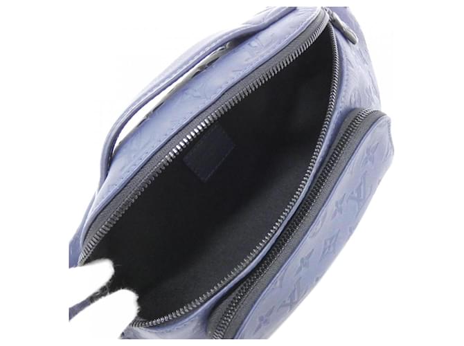Bumbag Borsa a tracolla Rush Monogram Shadow Louis Vuitton Blu Blu navy - vista 6