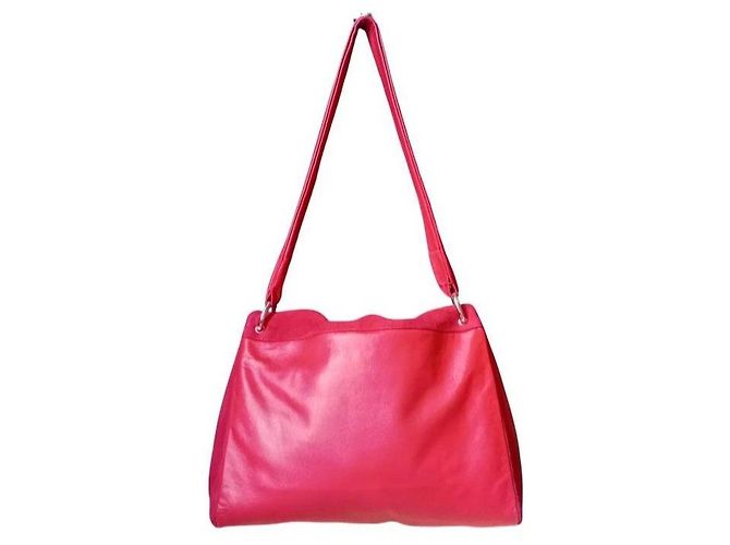 Balenciaga Borsa Hobo in scamosciato rosso - vista 5