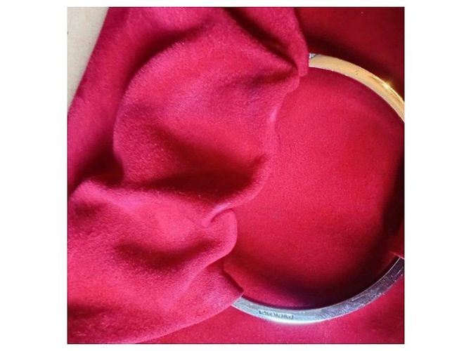 Balenciaga Borsa Hobo in scamosciato rosso - vista 9