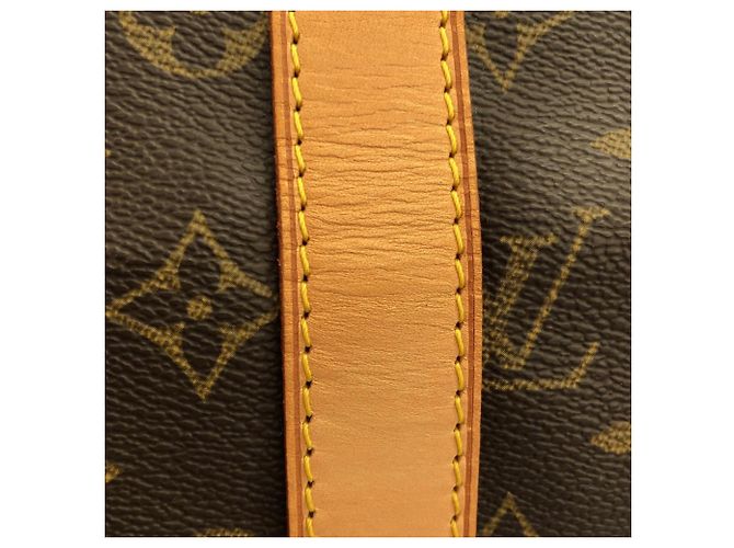 Borsa Boston Louis Vuitton Monogram Keepall 45cm Marrone - vista 5