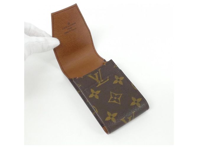 Louis Vuitton Monogram Etui Cigarette Case Brown - view 5