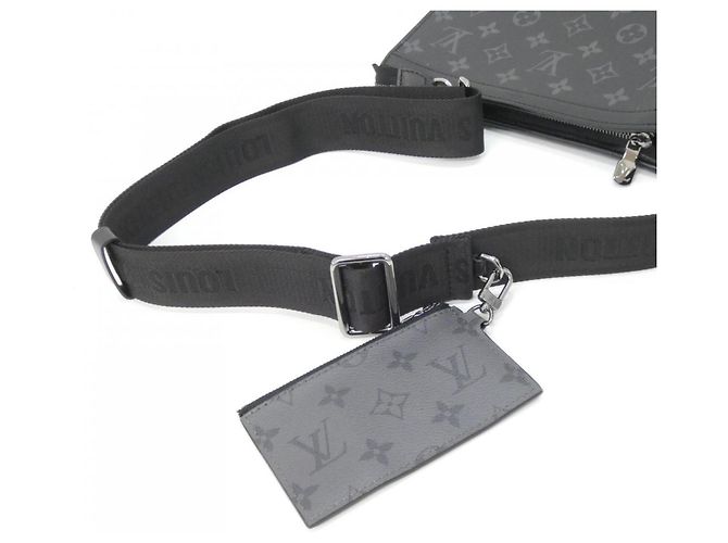 Portafoglio Gaston Monogram Eclipse Reverse Louis Vuitton Nero Grigio - vista 5