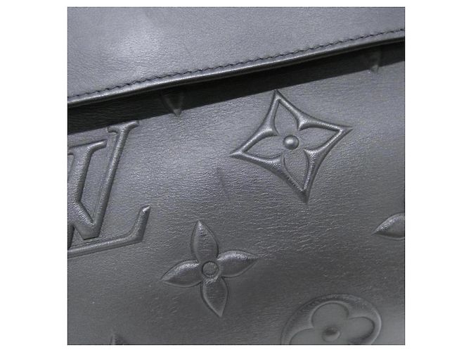 Louis Vuitton Monogram Seal Steamer Tote M58710 Nero - vista 4