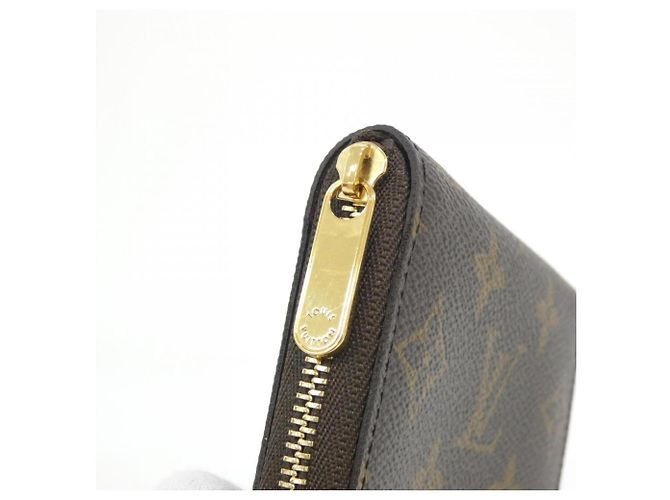 Louis Vuitton Monogram Zippy Münzbeutel Braun - Ansicht 3