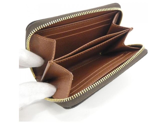 Louis Vuitton Monogram Zippy Münzbeutel Braun - Ansicht 5