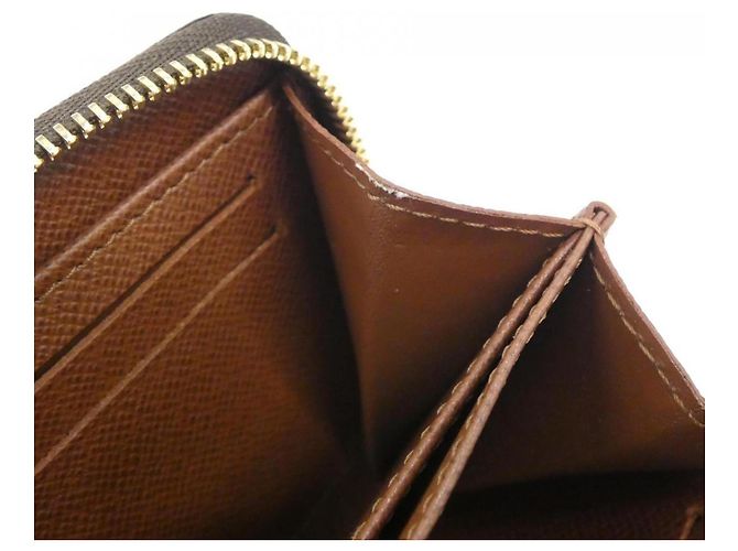Louis Vuitton Monogram Zippy Münzbeutel Braun - Ansicht 6