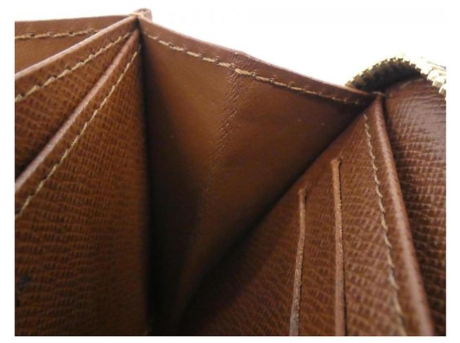 Louis Vuitton Monogram Zippy Münzbeutel Braun - Ansicht 7