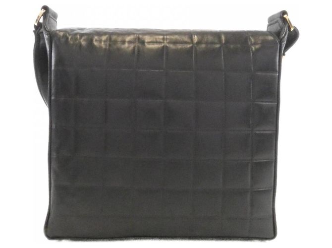 Borsa a Spalla Chanel Chocolate Bar Line 17366 Nero - vista 2