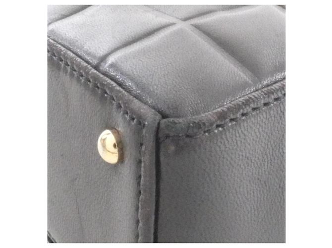 Borsa a Spalla Chanel Chocolate Bar Line 17366 Nero - vista 4