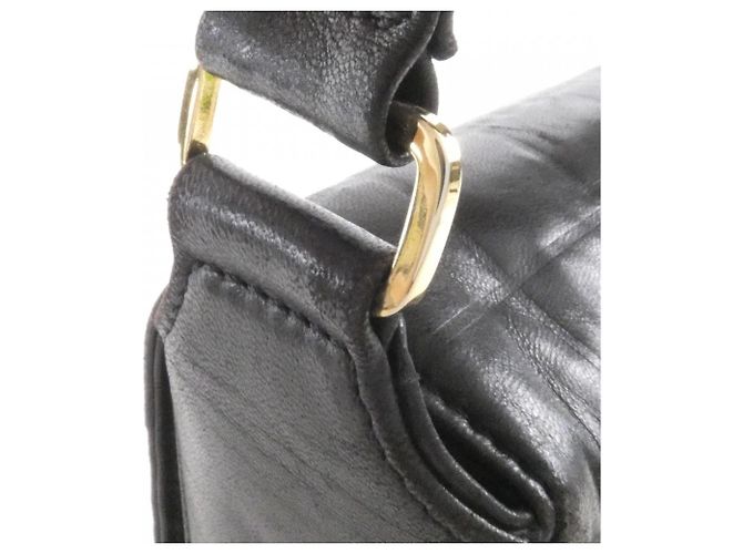 Borsa a Spalla Chanel Chocolate Bar Line 17366 Nero - vista 5