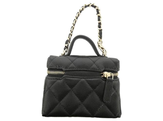 Charm per borsa Chanel Timeless Classic Line AP4897 Nero - vista 2