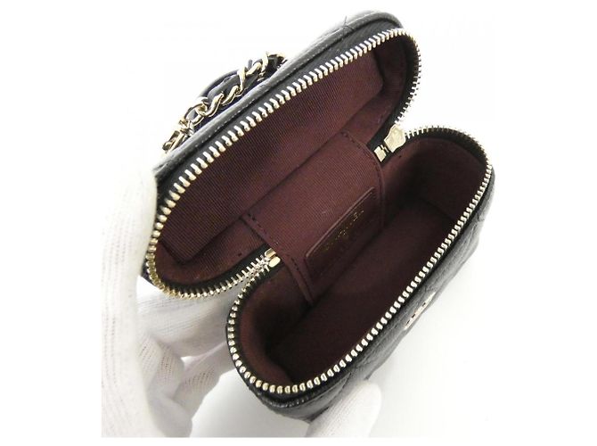 Charm per borsa Chanel Timeless Classic Line AP4897 Nero - vista 7