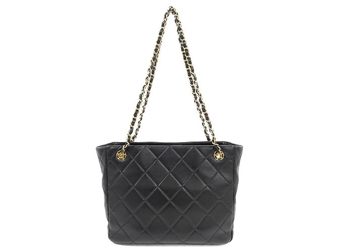 Timeless Borsa Chanel in pelle di agnello nera Nero - vista 2