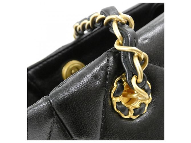 Timeless Borsa Chanel in pelle di agnello nera Nero - vista 8