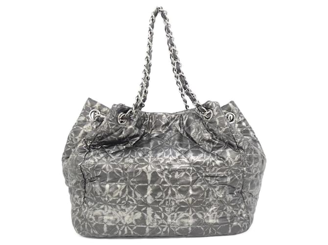 Borsa Chanel in nero e argento - vista 2