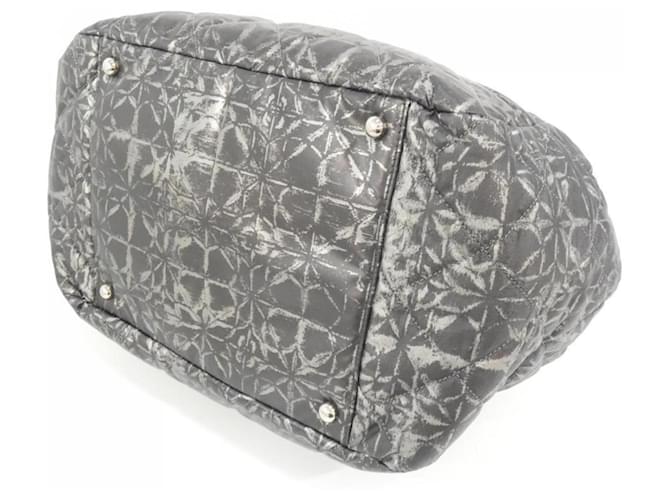Borsa Chanel in nero e argento - vista 3