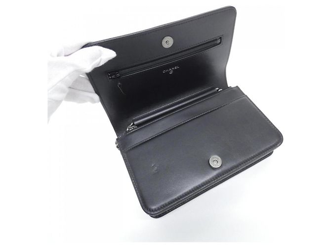 Catena per portafoglio Chanel Boy Line AP1117 Nero - vista 6