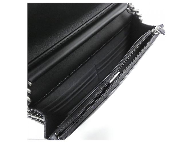 Catena per portafoglio Chanel Boy Line AP1117 Nero - vista 8