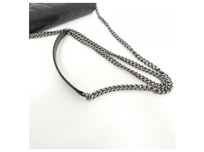 Chanel Boy Line AP1117 Chain Shoulder Wallet Nero - vista 5