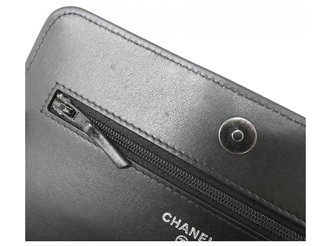 Chanel Boy Line AP1117 Chain Shoulder Wallet Nero - vista 7