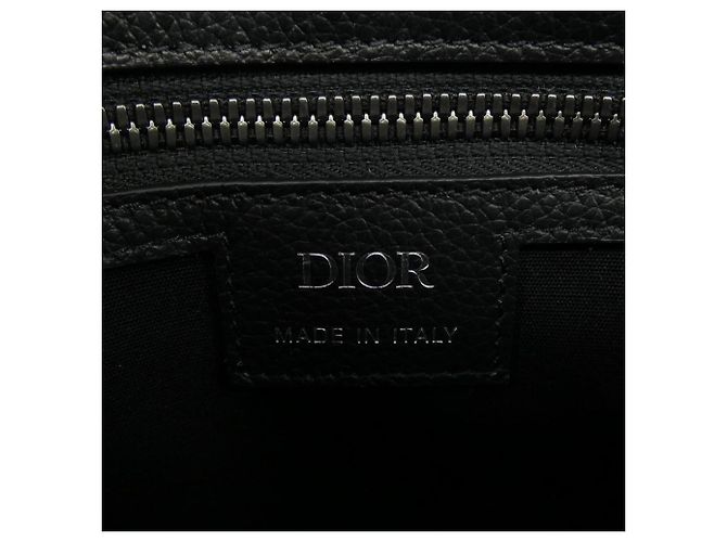 Borsa Weekend Christian Dior Dior Weekender 25 Oblique Jacquard Castaño Negro - vista 5