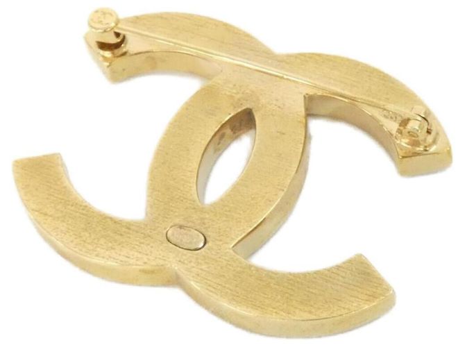 Chanel Brosche Gold und Grün Golden - Ansicht 2