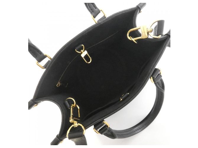 Borsa Louis Vuitton Monogram Empreinte OnTheGo PM Nero - vista 7