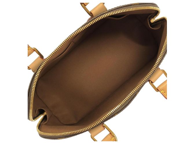 Borsa Louis Vuitton Monogram Alma PM Marrone Monogramma - vista 7