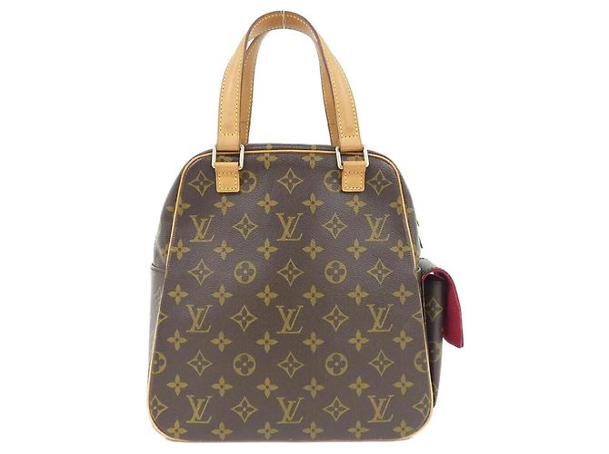 Borsa Louis Vuitton Monogram Excentri Cité Marrone Monogramma - vista 2